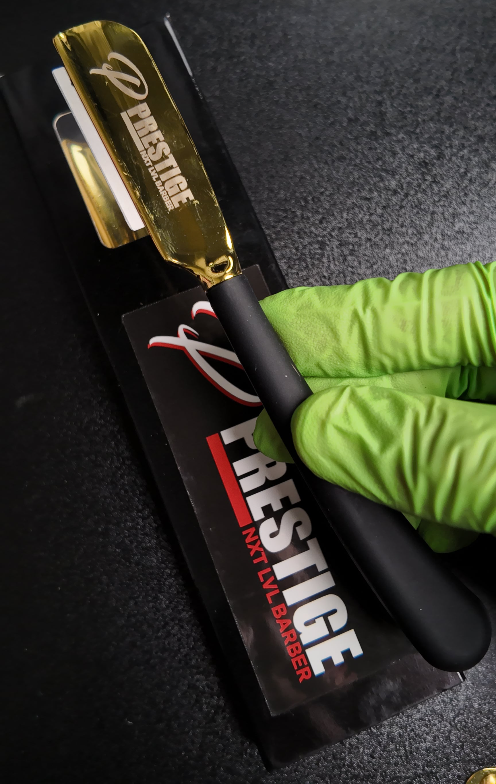 ORO SALVAJE Prestige NXTLVL Barber Gold Single Handed Razor