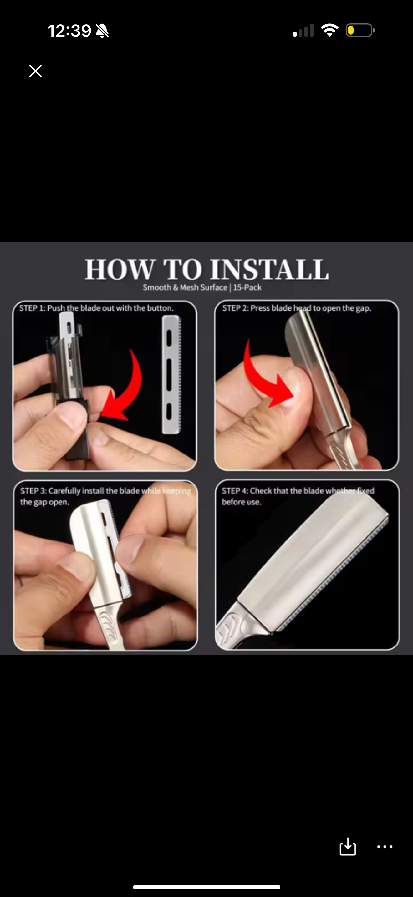 ORO SALVAJE Prestige NXTLVL Barber Gold Single Handed Razor