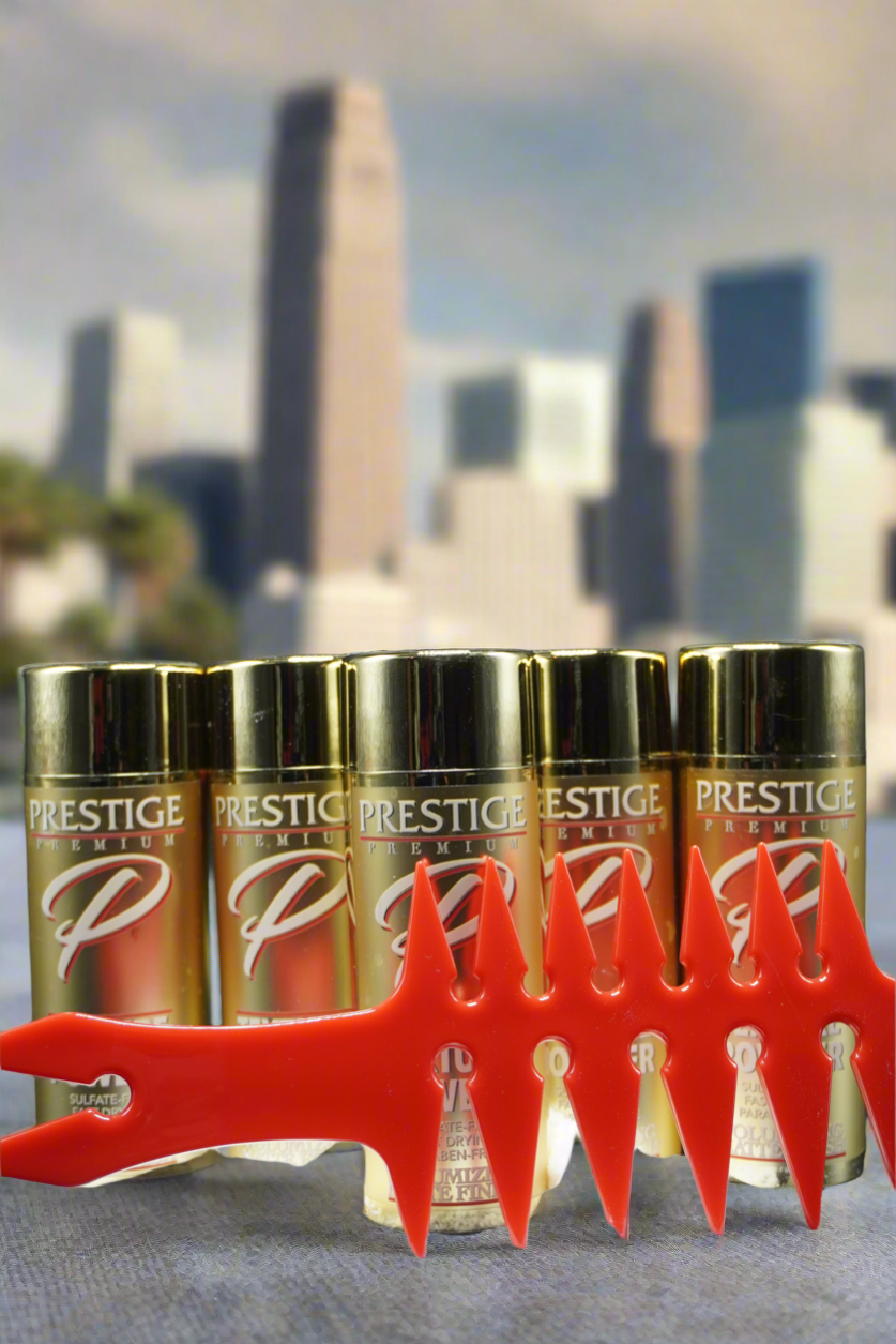 Prestige Texture Powder 5 bottles 1 Comb