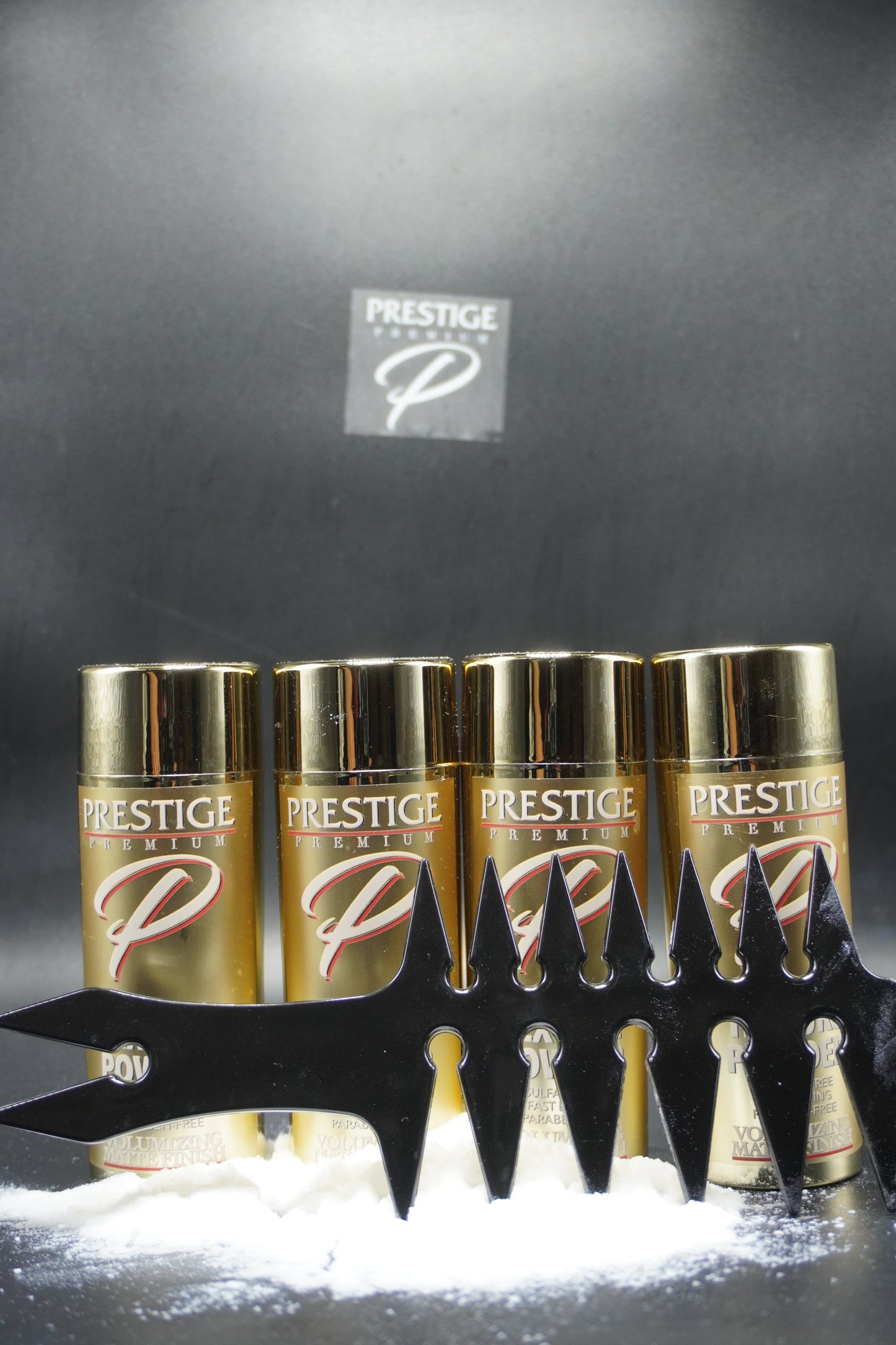 Prestige Texture Powder 4 bottles 1 Texture Comb