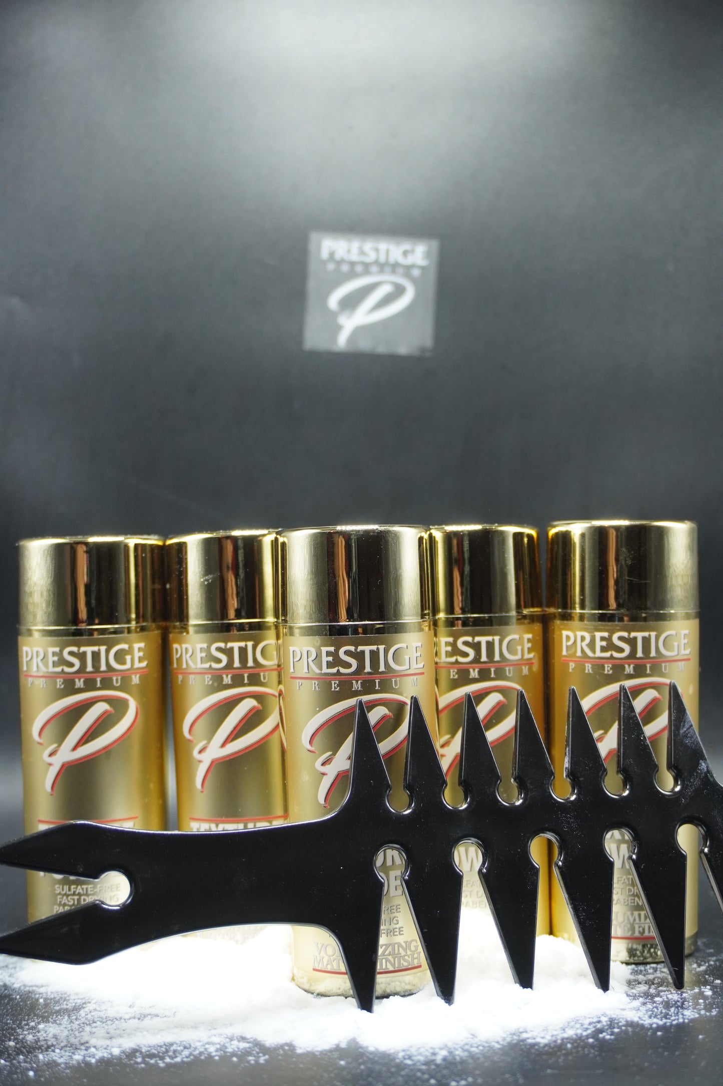 Prestige Texture Powder 5 bottles 1 Comb