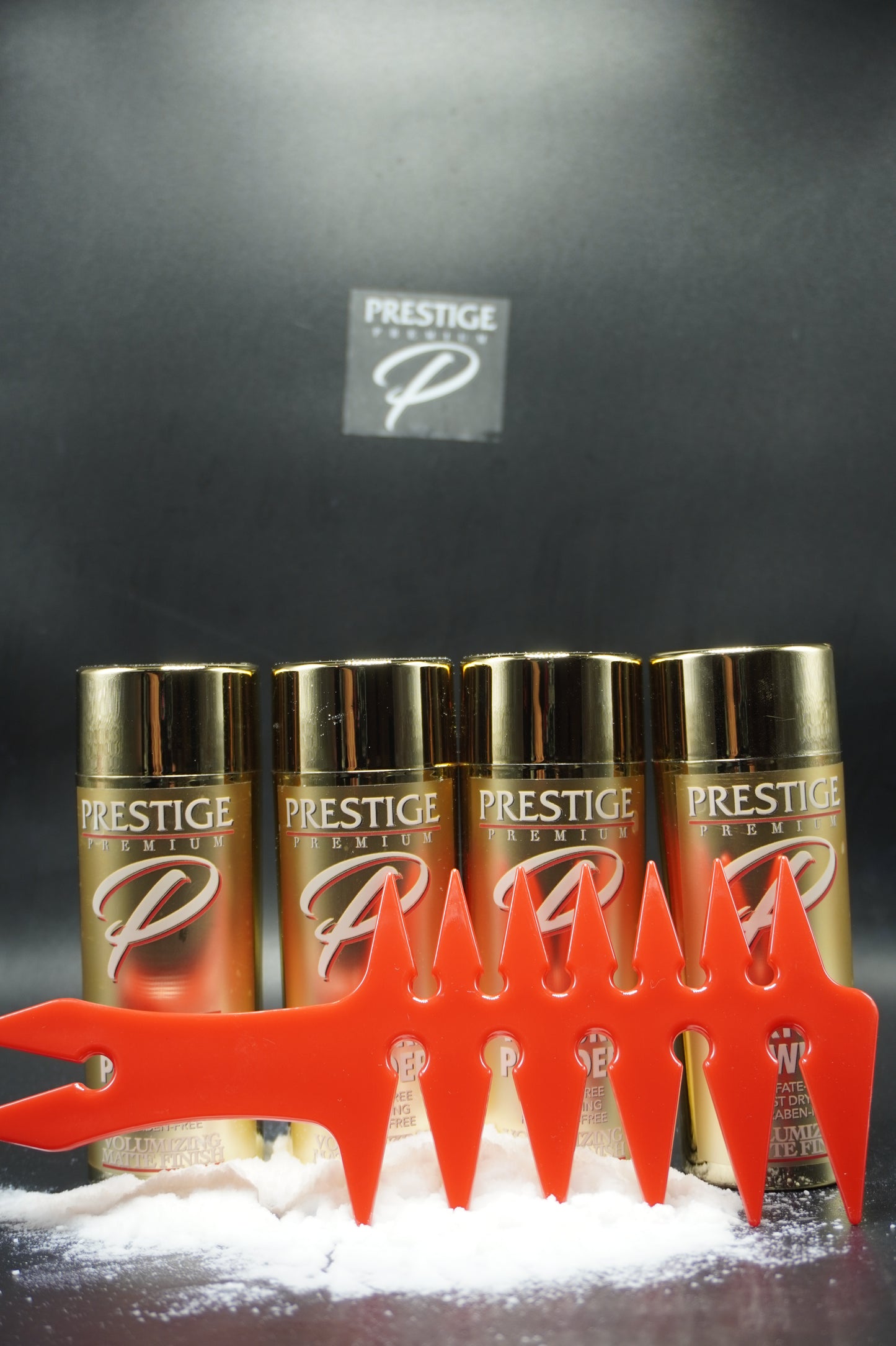 Prestige Texture Powder 4 bottles 1 Texture Comb