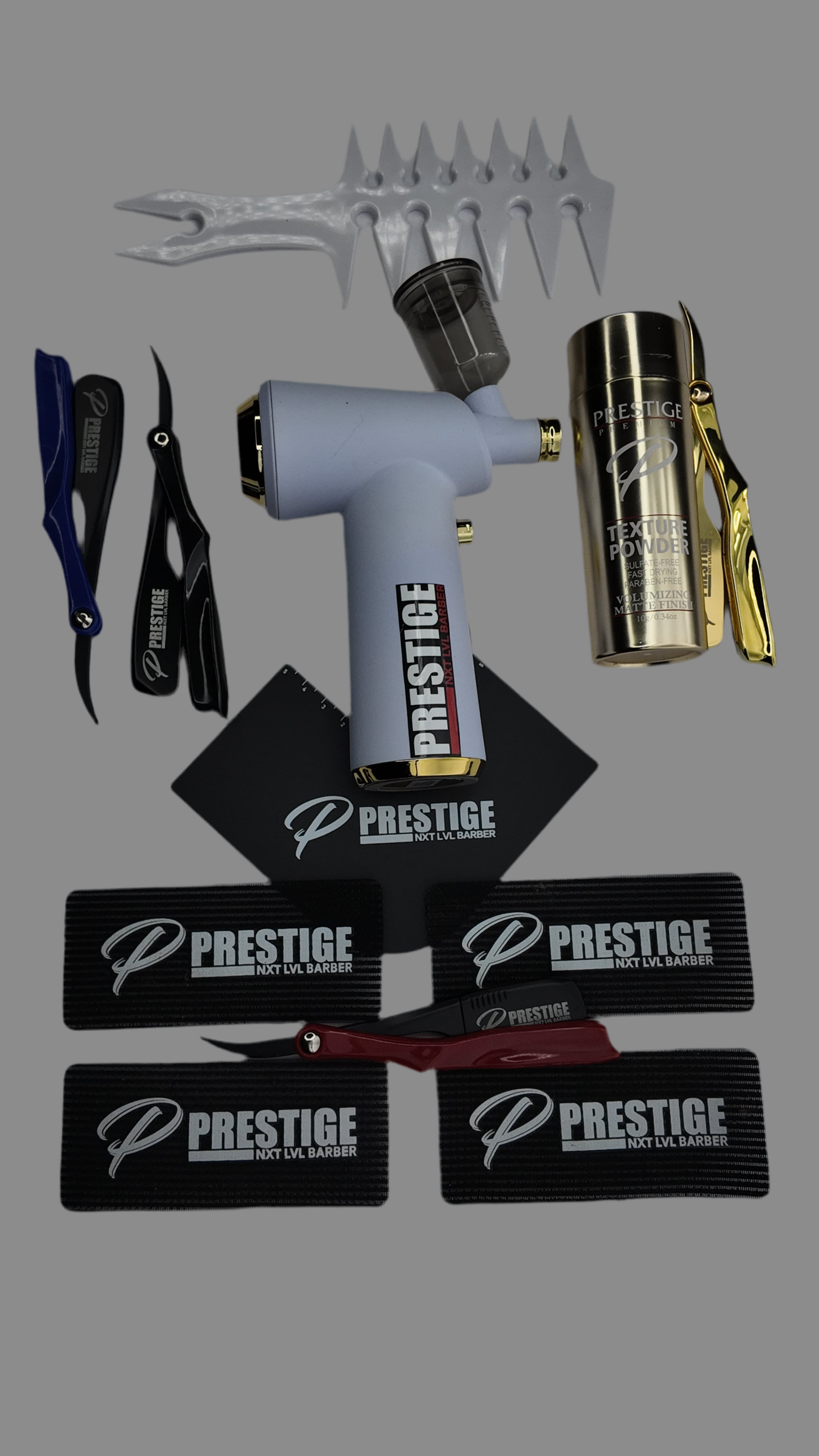 BUNDLE WHITE PrestigeNXTLVL Barber Enhancement Gun