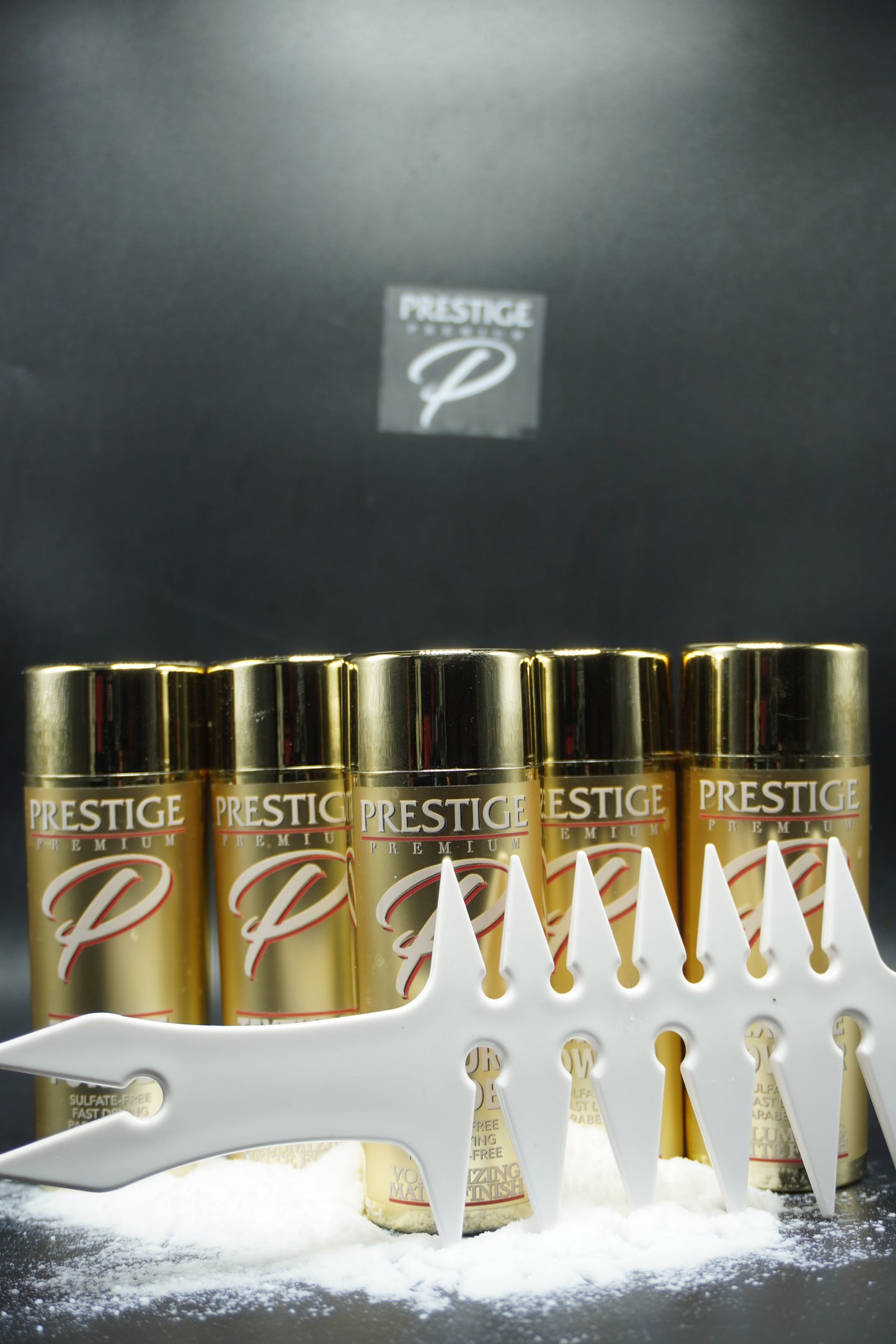 Prestige Texture Powder 5 bottles 1 Comb