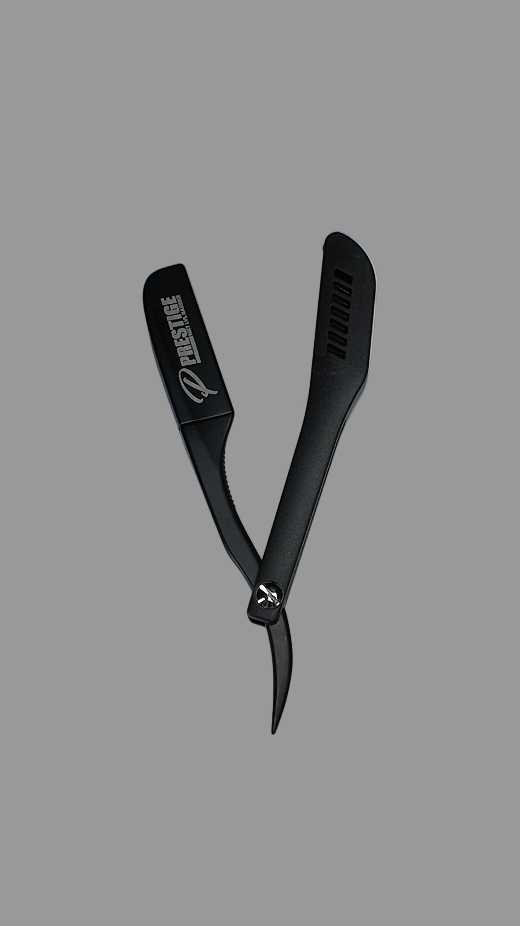 Ergonomic Black Razor Holder ￼