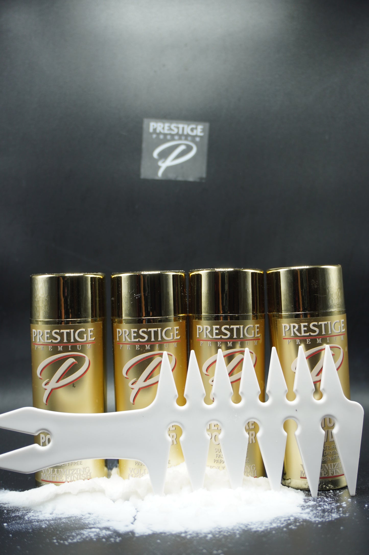 Prestige Texture Powder 4 bottles 1 Texture Comb