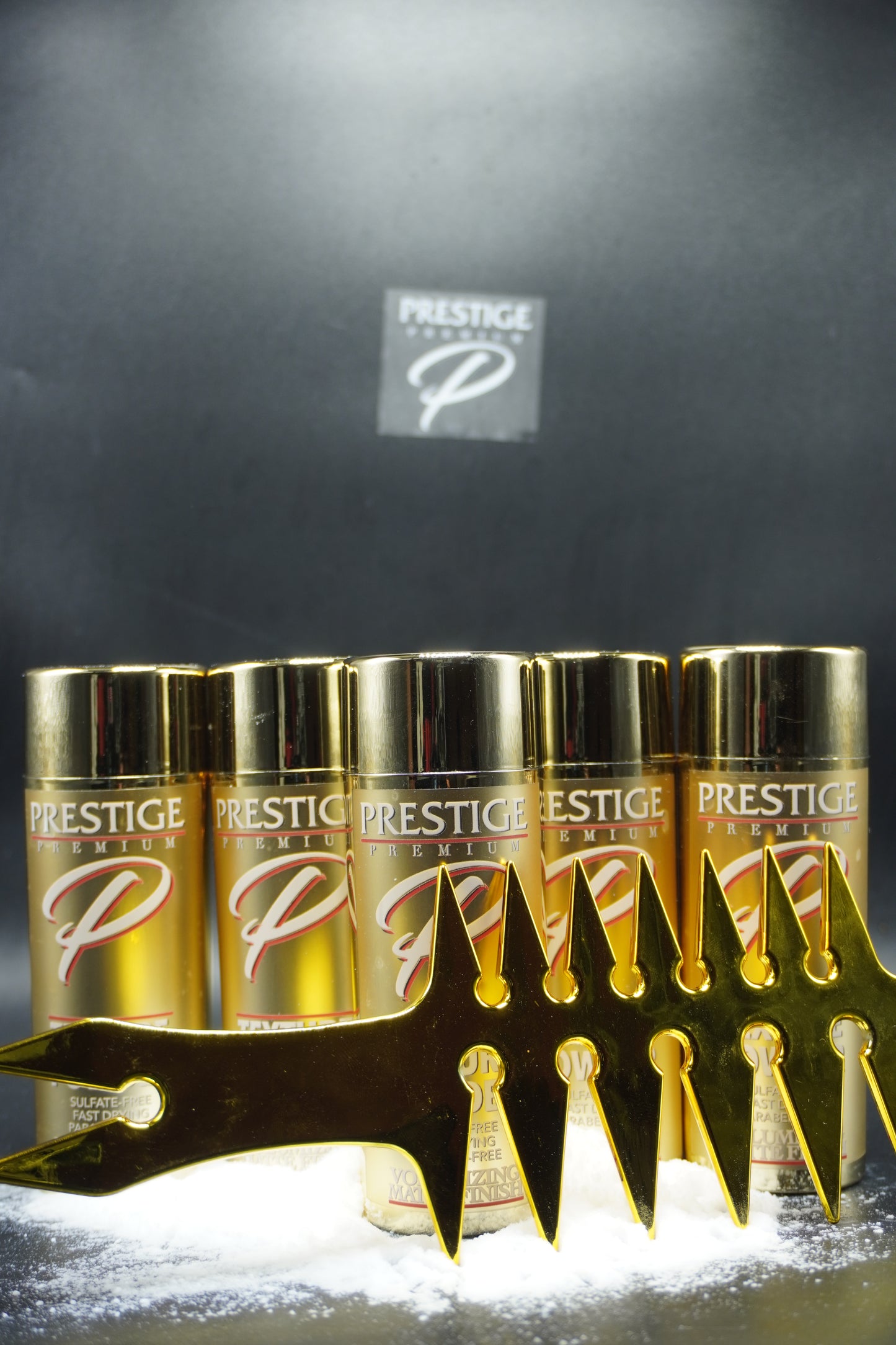 Prestige Texture Powder 5 bottles 1 Comb