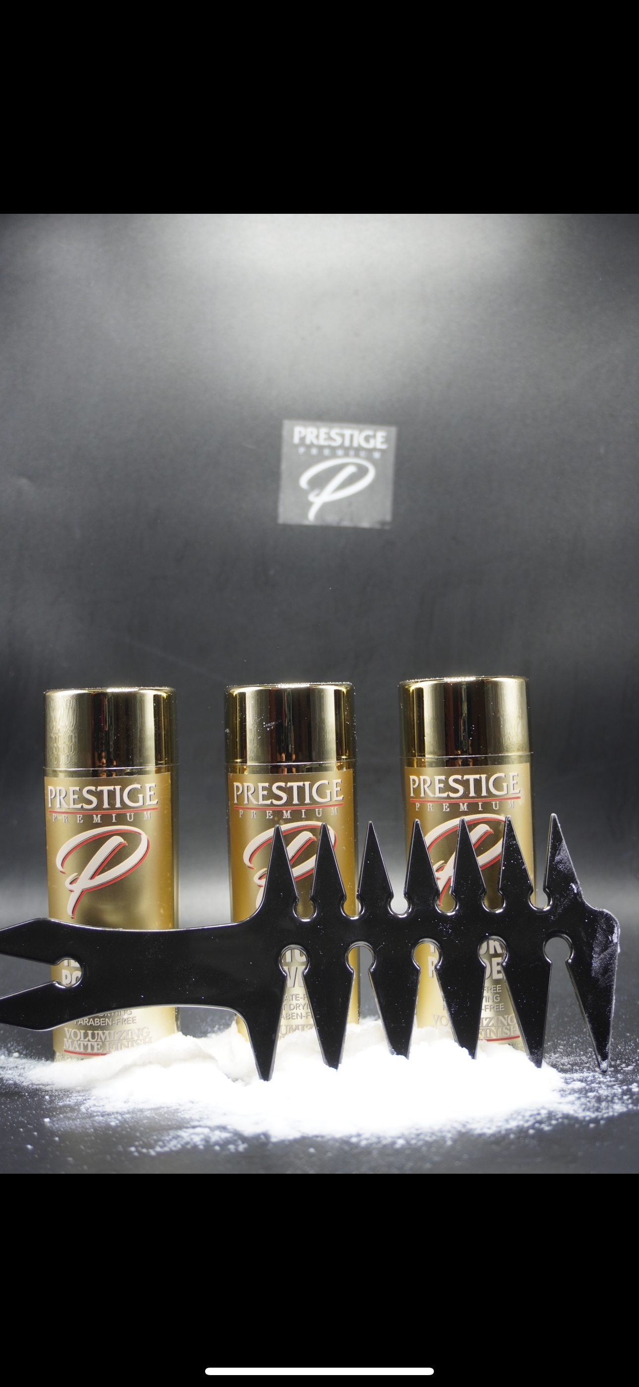 Prestige Texture Powder 3 bottles 1 comb