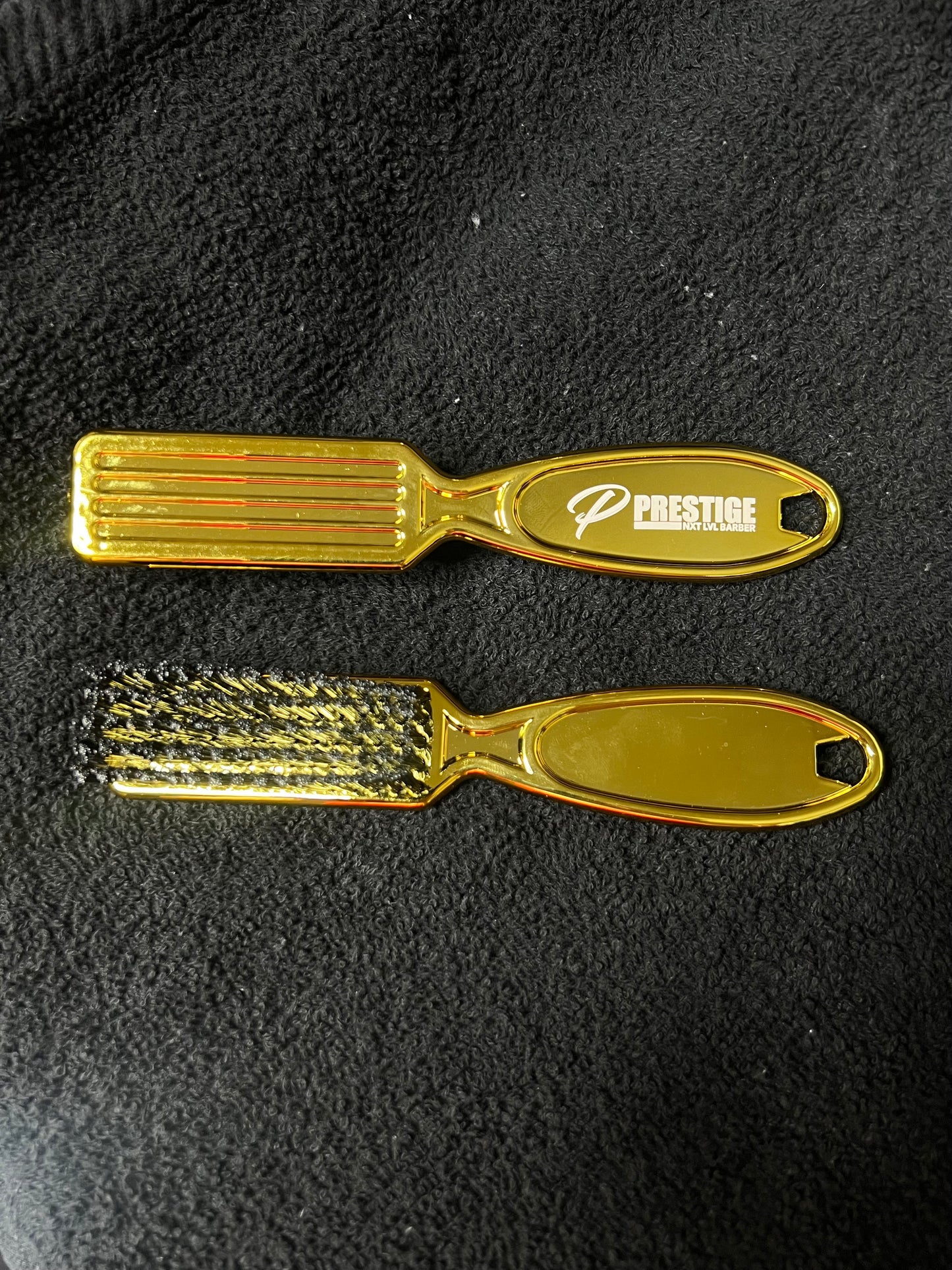 Gold Barber Brush