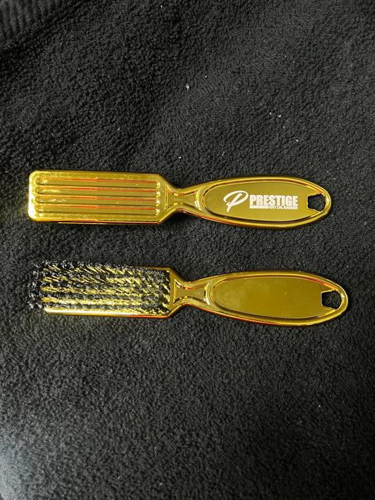 Gold Barber Brush