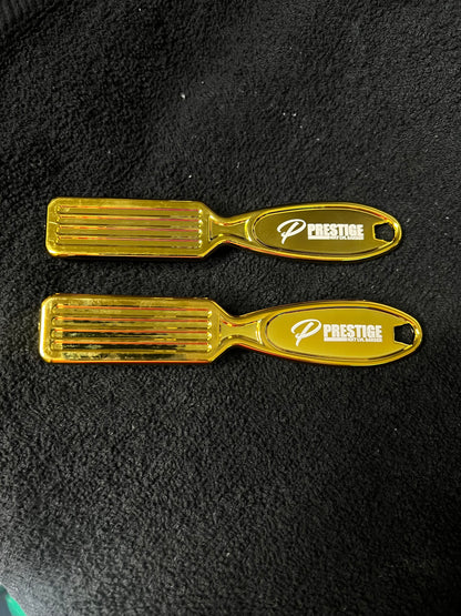 Gold Barber Brush